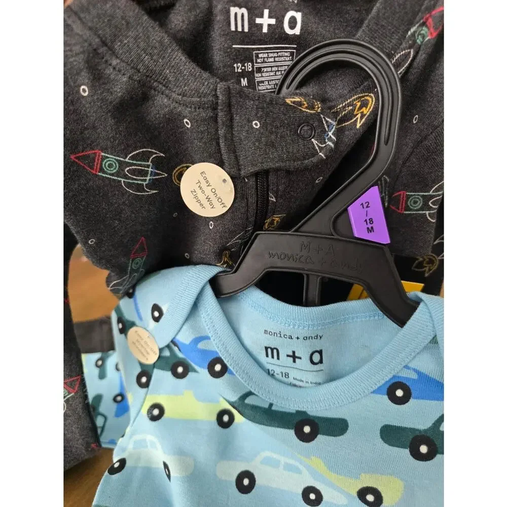 Monica + Andy Organic Cotton Gender Neutral LOT of 2
